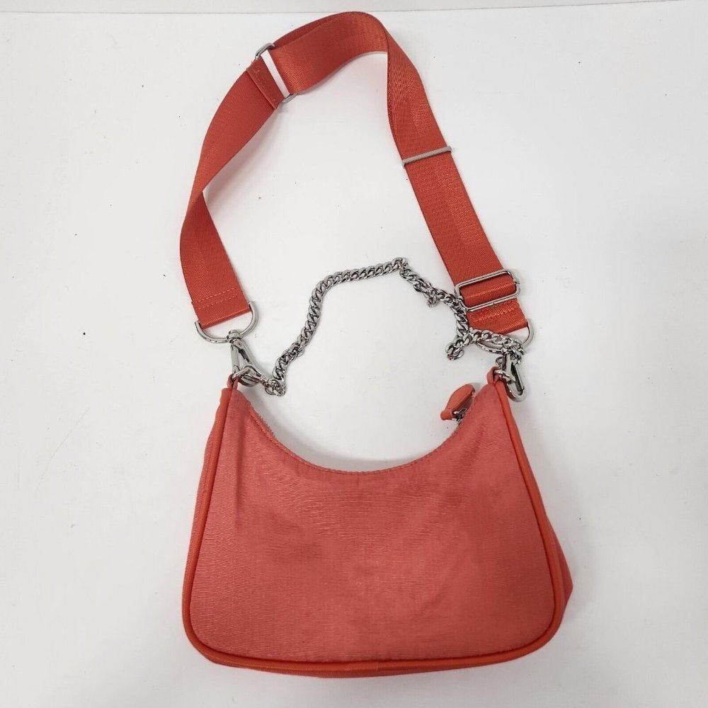 Urban Outfitters Bright Orange Bag Purse Convertible Athleisure Crossbody Chain‎